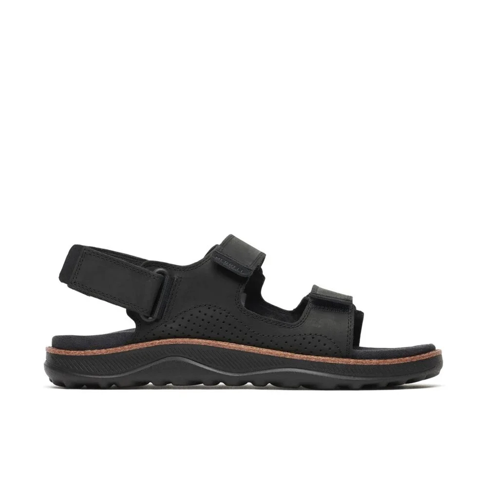 Merrell Cove J00003391 Sandals Mens US 12 Black Leather Adjustable Strap SHOP700